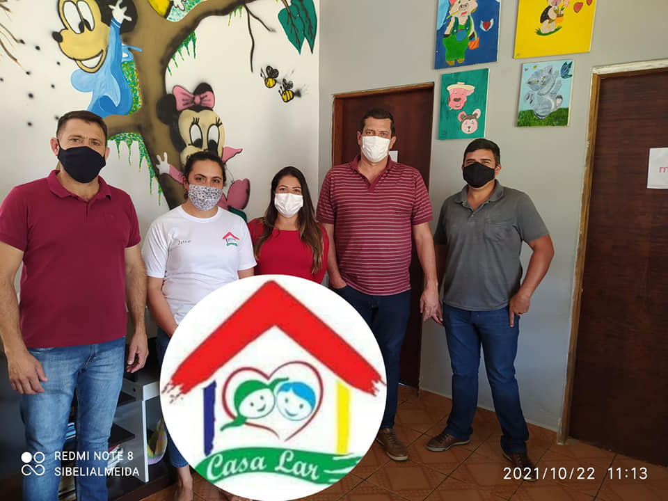 Visita dos vereadores de Jaboti e Tomazina a instituição Casa Lar 